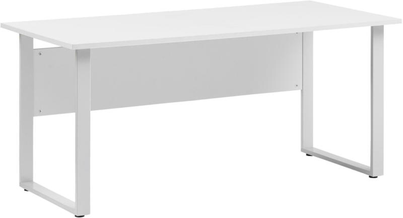 Schreibtisch 'Serie 1500' ca 160x65 cm , hellgrau