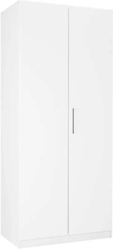 Drehtürenschrank in Weiß