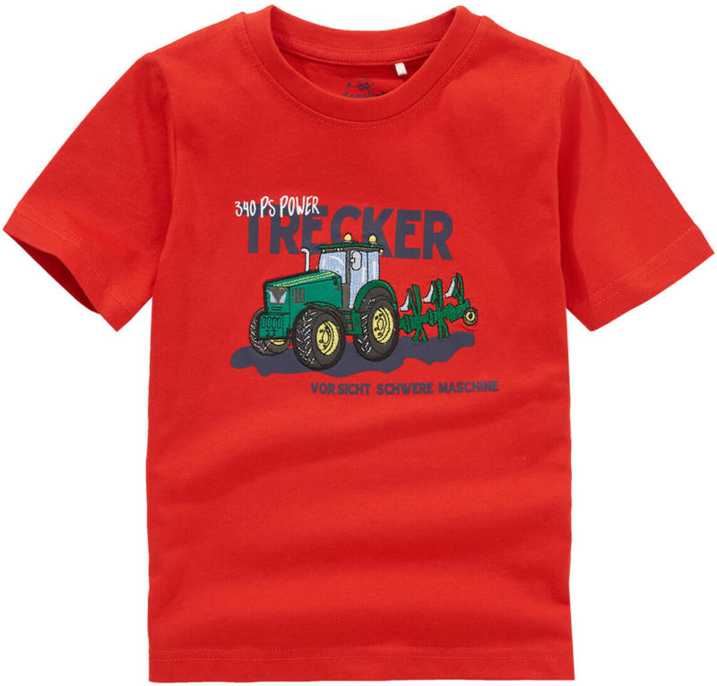 Jungen T-Shirt mit Trecker-Stickerei (Nur online)