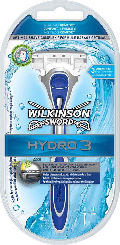 Wilkinson Hydro 3 Rasierapparat, + 1 Klinge
