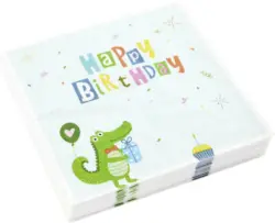 Serviette Kai in Bunt