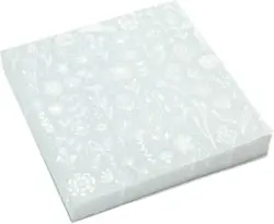 Serviette Kai in Grün/Weiß