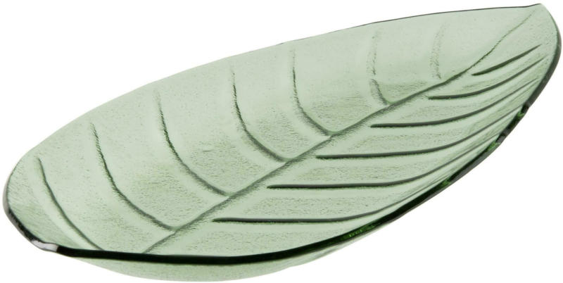 Dekoteller Leaf in Grün