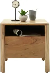 Nachtkästchen aus Akazie massiv