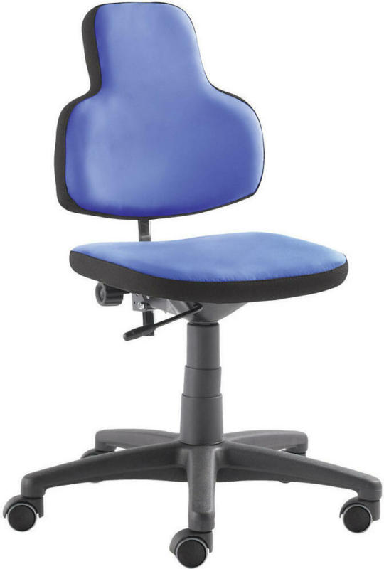 Jugenddrehstuhl in Blau, Schwarz