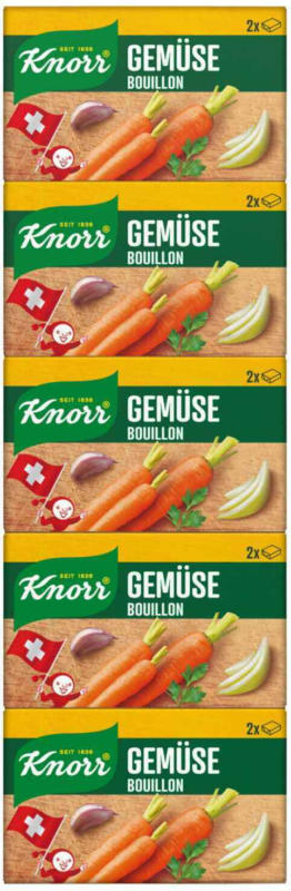 Knorr bouillon de légumes en barres 109g -