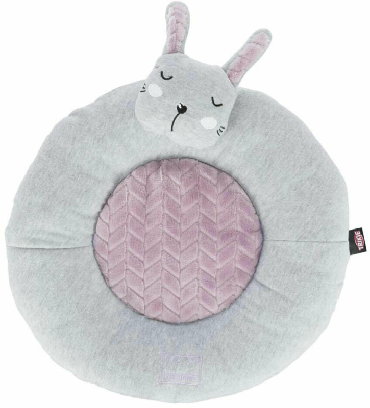 Junior Liegematte Hase hellgrau/flieder, Ø40 cm