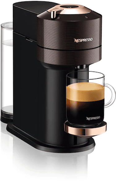 Nespresso Kaffeemaschine ENV120.BW Vertuo Premium Rich Brown