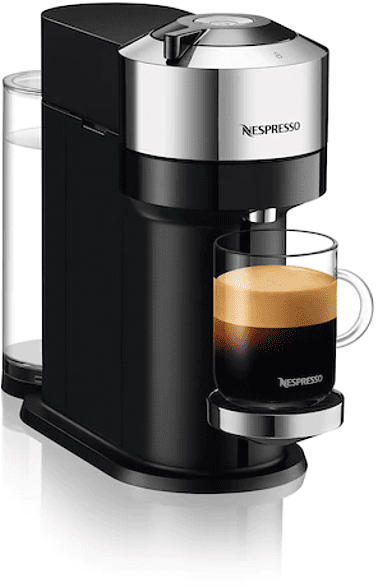 De'Longhi Nespresso Kaffeemaschine ENV120.C Vertuo Deluxe Pure Chrome