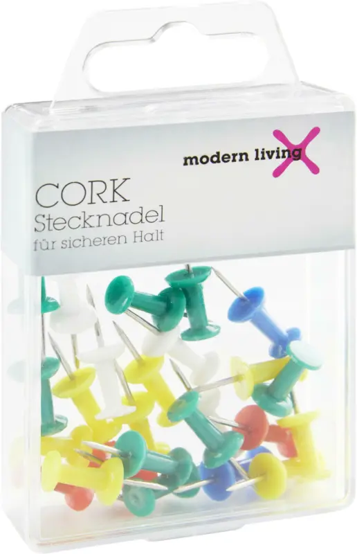 Stecknadel in Bunt, 5 Stück