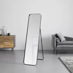 Spiegel 'Liv', schwarz