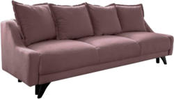 Dreisitzer-Sofa in Altrosa ´ROYAL ROSE B: 225CM ALTROSA´