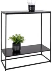 Konsole aus Metall in Schwarz