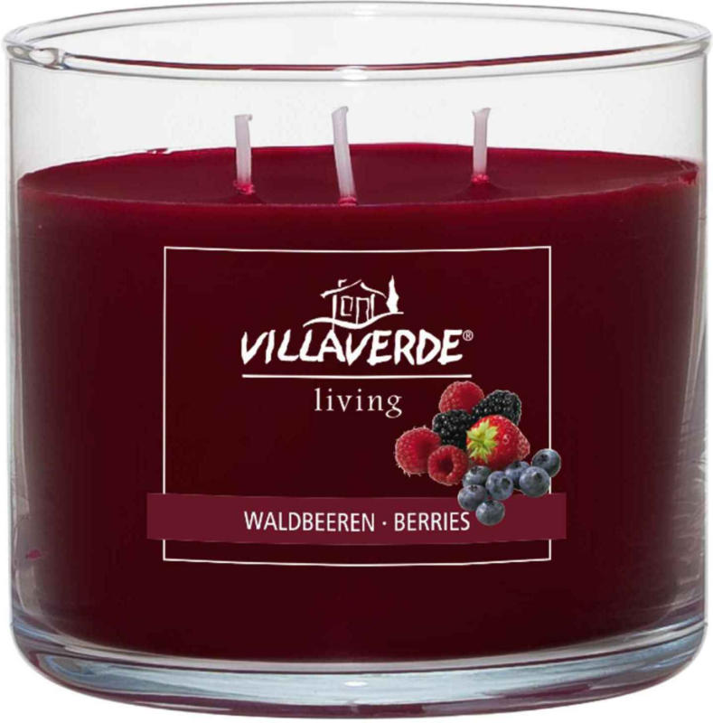 Duftkerze im Glas Waldbeeren, Ø 12cm -