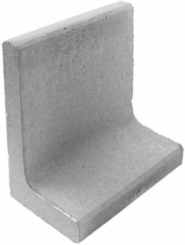 L-Steine, 40x40x30x7 cm, Grau