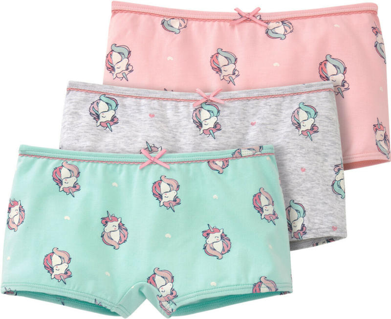 3 Mädchen Pantys mit Einhorn-Allover (Nur online)