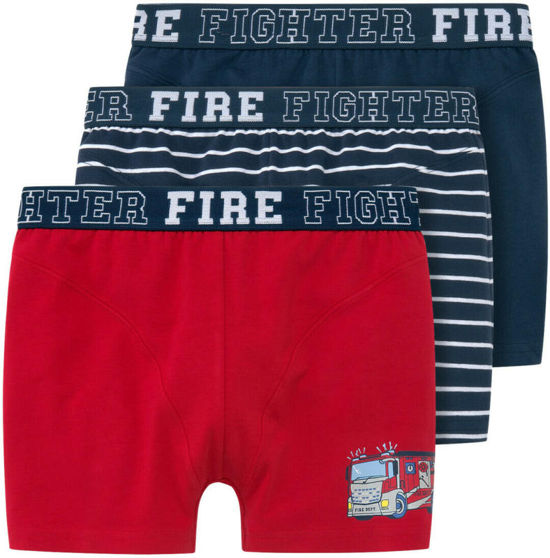 3 Jungen Retroboxer in verschiedenen Dessins (Nur online)