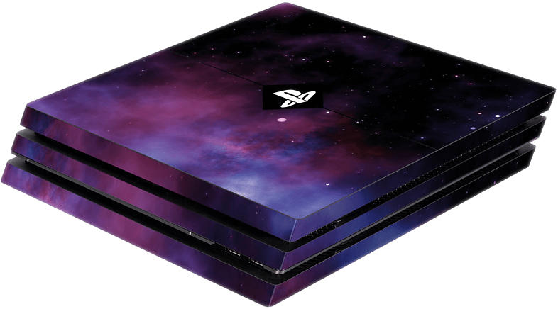 Skin Galaxy Violet für PS4 Pro Konsole