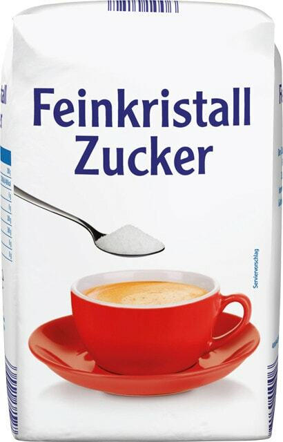 *Feinkristall Zucker