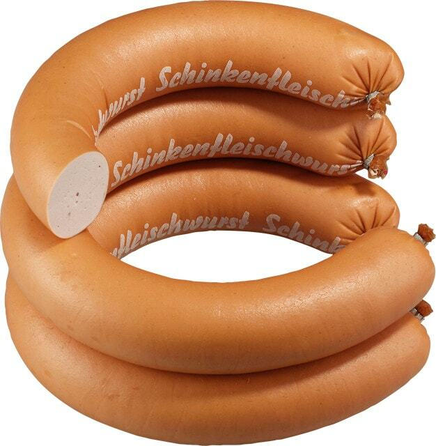 Delikatess-Schinkenfleischwurst