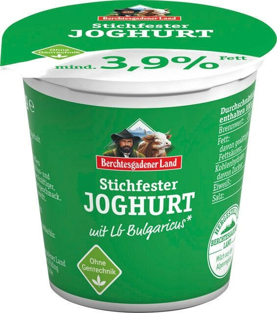 Berchtesgadener Land Stichfester Joghurt