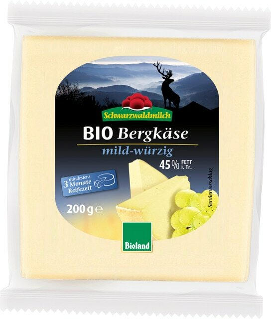 Schwarzwaldmilch Bio Bergkäse mild-würzig