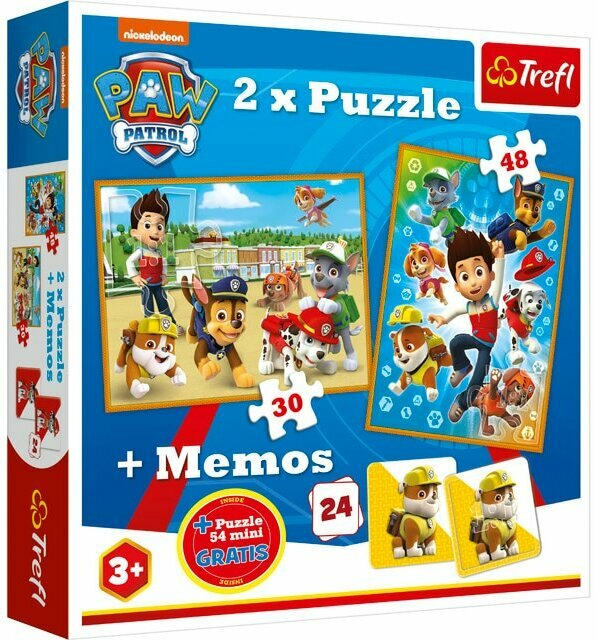 Trefl PAW PATROL Puzzles und Memos