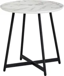 Beistelltisch 'WL6.003', ca. 50x50 cm, Marmoroptik