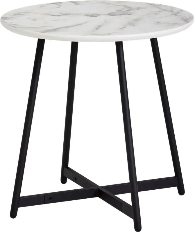 Beistelltisch 'WL6.003', ca. 50x50 cm, Marmoroptik