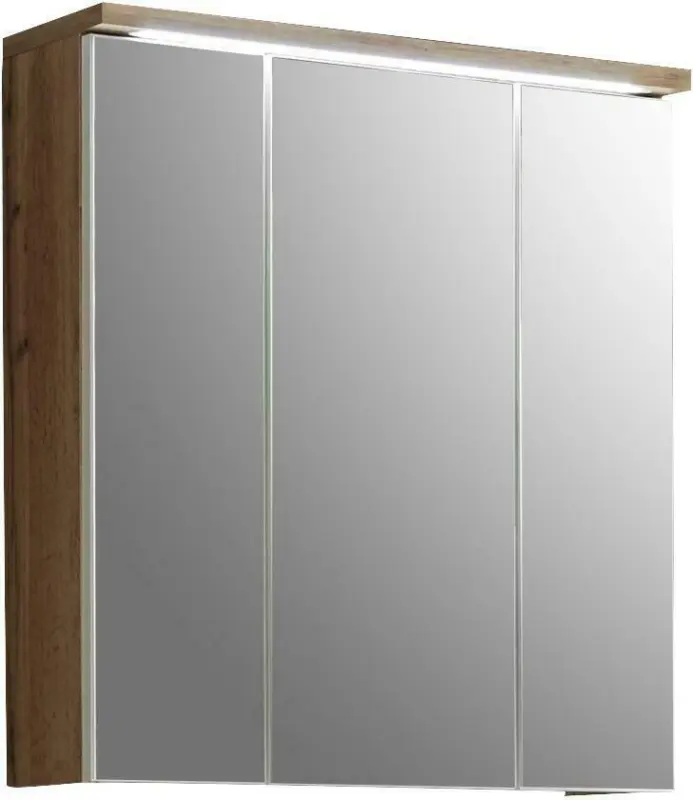 Spiegelschrank in Eichefarben ´Spalt´