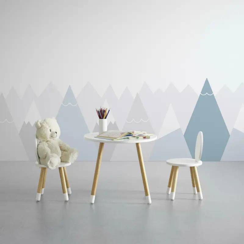 Kindertisch 'Leni', weiß/pinienfarben