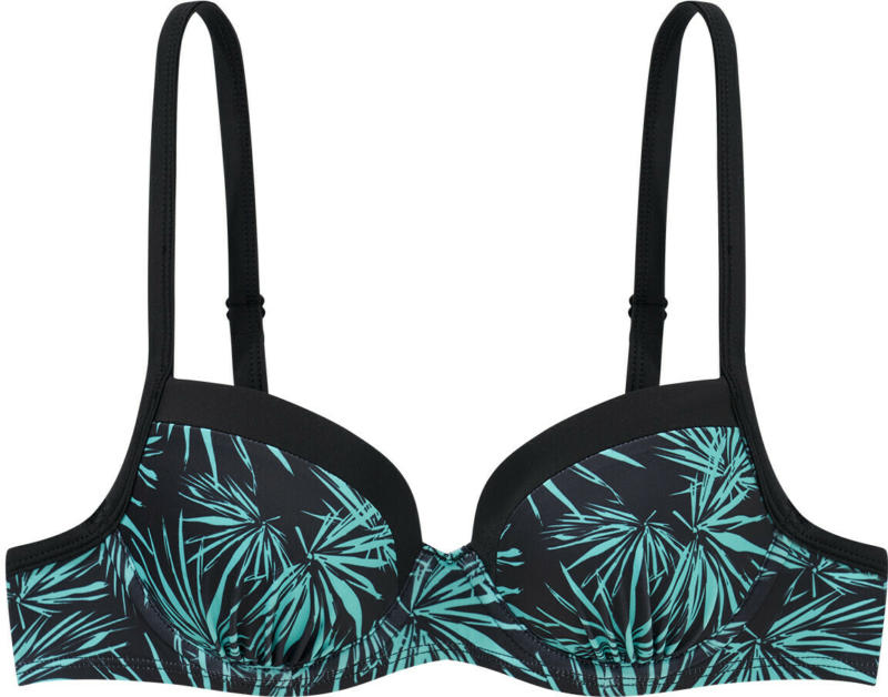 Damen Bikinioberteil mit Farn-Print (Nur online)
