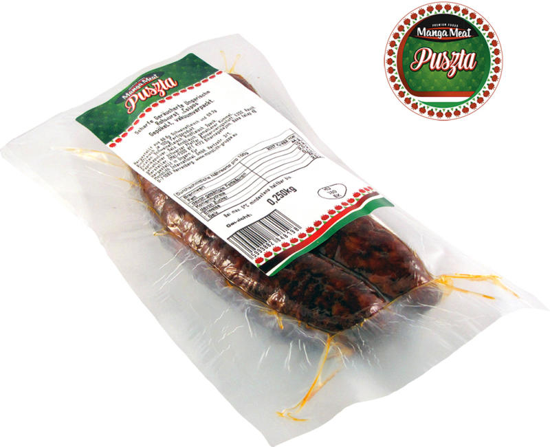 Rohgeräuch. Wurst