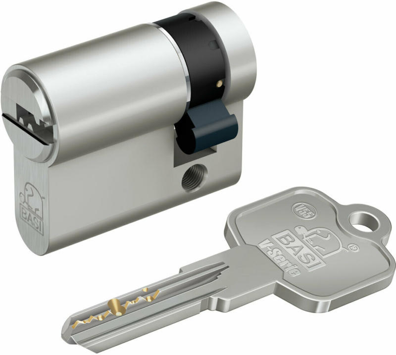 Profil-Halbzylinder „V55“, 10x30mm, ohne Not- & Gefahrenfunktion, Gleichschließung Nr.21
