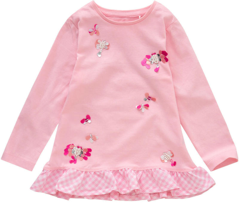 Mädchen Langarmshirt mit Applikationen (Nur online)