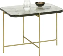 Couchtisch aus Metall/Glas