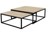 Set Beistelltische BROOKE sonoma