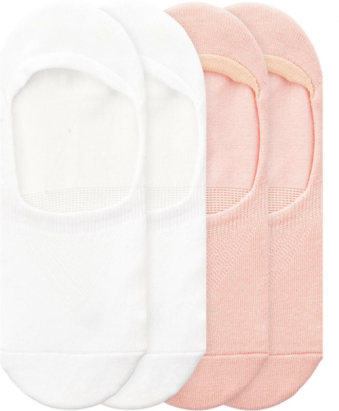 2 Paar Damen Füsslinge mit Ajour-Muster (Nur online)