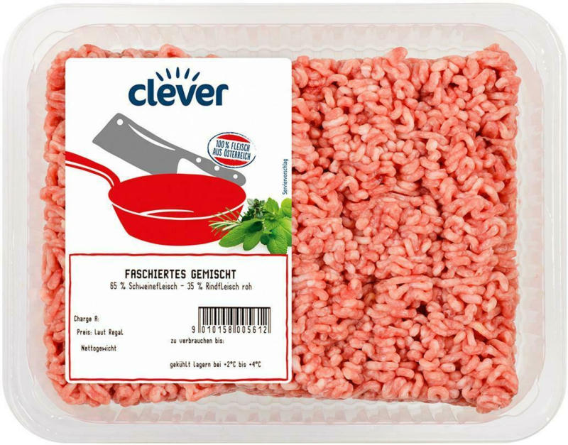 Clever Faschiertes gemischt
