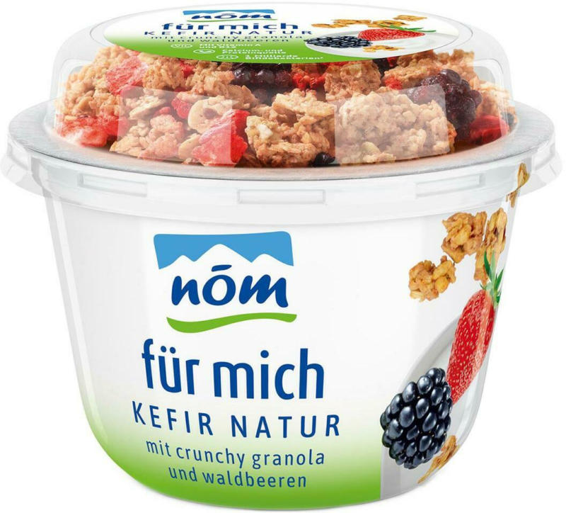 nöm für mich Kefir Natur Granola-Waldbeeren