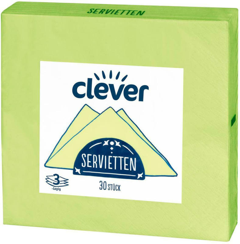 Clever Servietten Fresh Green