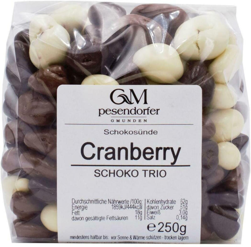 Pesendorfer Cranberries in Schokolade