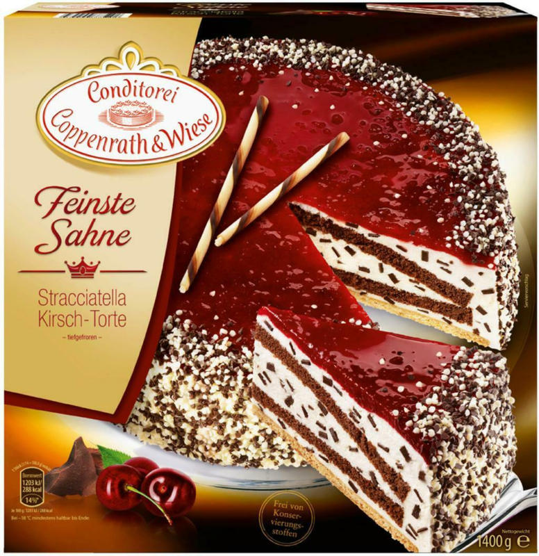 Coppenrath & Wiese Feinste Sahne Stracciatella-Kirsch-Torte