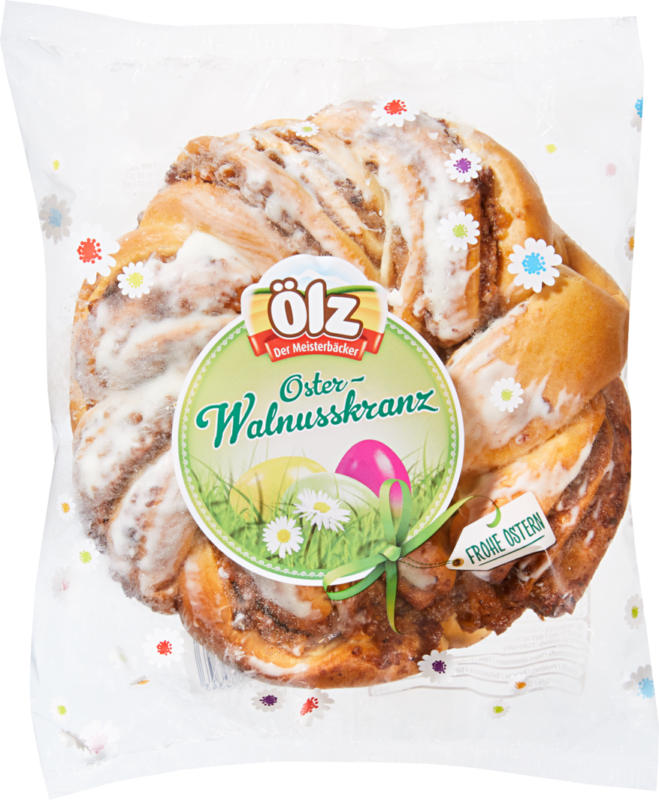 Tresse russe de Pâques avec noix Ölz , 450 g