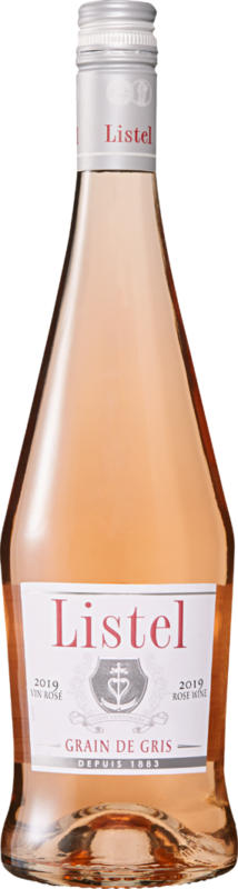 Listel Grain de Gris Rosé Terres du Midi IGP , 2018, Languedoc-Roussillon, Frankreich, 75 cl