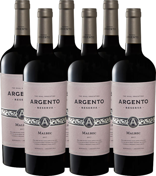 Argento Malbec Reserva, 2019, Mendoza, Argentina, 6 x 75 cl