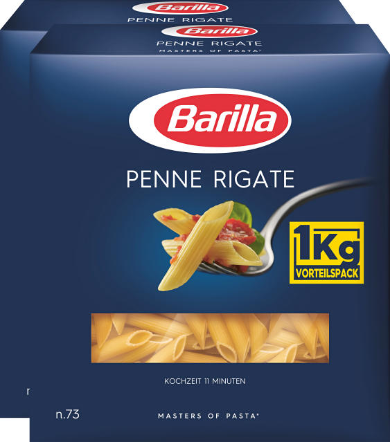 Penne rigate n. 73 Barilla, 2 x 1 kg