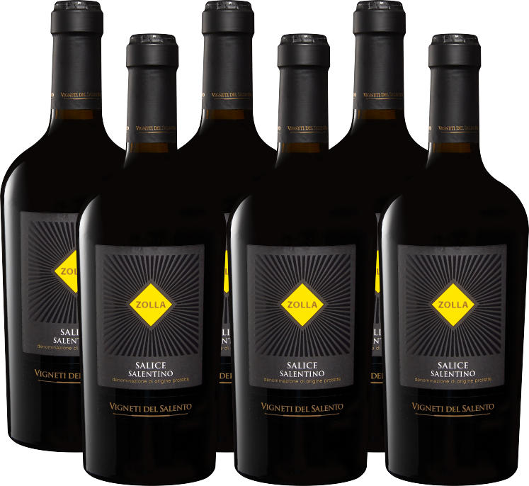 Zolla Salice Salentino DOP, 2019, Puglia, Italia, 6 x 75 cl