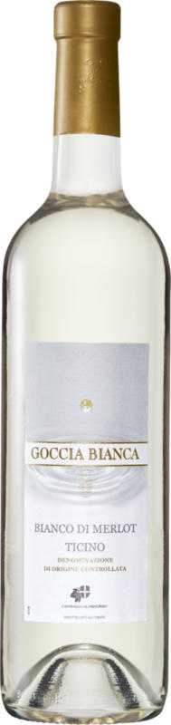 Goccia Bianca Bianco di Merlot del Ticino DOC, 2020, Tessin, Schweiz, 75 cl