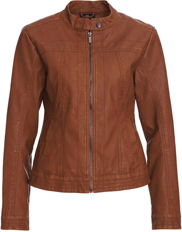 Damen Lederimitatjacke im Biker-Stil (Nur online)